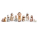 Related Product Image for 10 PIECE WARM TONE MINIATURE NATIVITY 