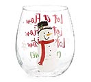 Related Product Image for WINE GLASS STEMLESS WITH SNOWMAN 