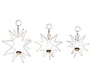 Related Product Image for VARIED SET OF STAR SHAPED CANDLEHOLDERS 