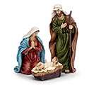 Related Product Image for LARGE HOLY FAMILY 3 PIECE NATIVITY 