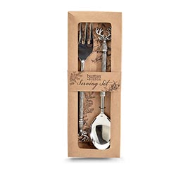 DEER HEAD SERVING GIFT SET