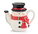 Related Product Image for SNOWMAN SHAPE MINITURE TEAPOT 