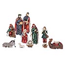 Related Product Image for 10 PC COLORFUL RESIN NATIVITY 