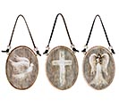 Related Product Image for ASTD RELIGIOUS MANGO WOOD ORNAMENTS 