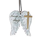 Related Product Image for I AM ALWAYS WITH YOU ANGEL WING ORNAMENT 