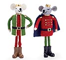 Related Product Image for ORNAMENT WOOL MICE NUTCRACKERS ASTD 