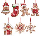 Related Product Image for ASSORTED WHIMSICAL CLAY DOUGH ORNAMENTS 