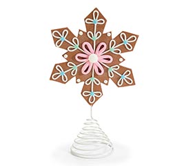 SNOWFLAKE SHAPE ON SPRING TREE TOPPER