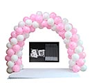 Related Product Image for BALLOON TABLE ARCH ALUMINUM CLAMP WHITE 