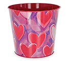 Related Product Image for 6&quot; PAINTERLY HEARTS POT COVER 
