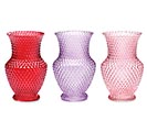 Related Product Image for ASTD SMALL DIAMOND PATTERN VASES 