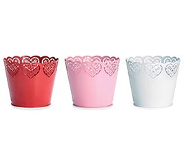 6&quot; HEART CUT OUT POT COVERS