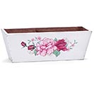 Related Product Image for RECTANGLE WOOD COTTAGE AMOUR PLANTER 