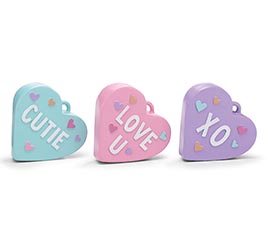 ASTD MESSAGE RESIN HEART WEIGHTS
