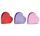 Related Product Image for METALLIC SATIN ASTD COLOR HEART VASES 