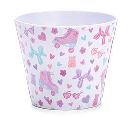 4&quot; ROLLER SKATE MELAMINE POT COVER