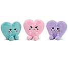 Related Product Image for PLUSH ASSORTED COLOR SMILE HEARTS 