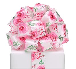 #9 WATERCOLOR ROSE RIBBON