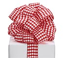 Related Product Image for #9 RED GINGHAM RIBBON 