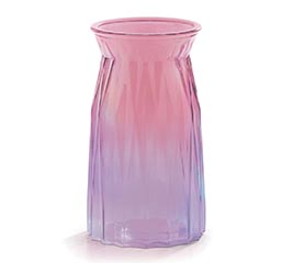 CINCHED OMBRE VALENTINE GLASS VASE