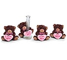 Related Product Image for VASE HUGGER CHOCOLATE BEAR ASTD MESSAGES 