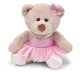 PLUSH BALLERINA BEARS ASSORTED