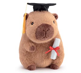 PLUSH GRADUATION CAPYBARA