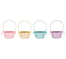 PASTEL WOOD CHIP BASKETS