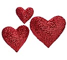 Related Product Image for HANGING SEQUIN HEARTS ASSORTED SIZES 