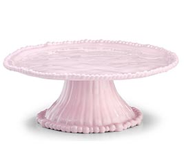 MELAMINE CAKE PEDESTAL PINK