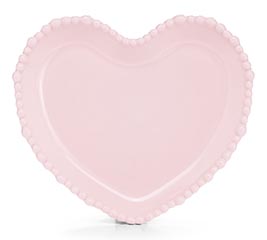 MELAMINE HEART PLATE