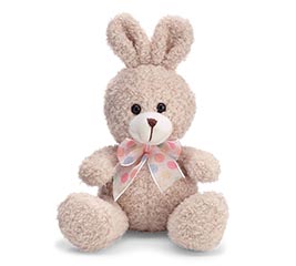 PLUSH DISPLAY BOX OF BROWN BUNNIES