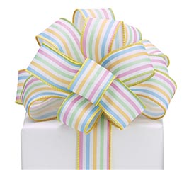 #9 SPRING STRIPE RIBBON