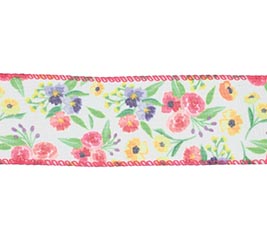 #9 BRIGHT SPRING FLOWER RIBBON