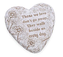 BEREAVEMENT MESSAGE ON HEART STONE
