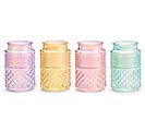 Related Product Image for IRIDESCENT PRESSED GLASS VASE 