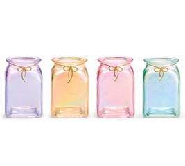 ASTD SPRING GLASS WITH BOW DANGLE