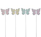 Related Product Image for WOODEN LAYERED BUTTERFLY PICKS ASTD 