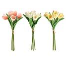 Related Product Image for SILK TULIP BUNDLES WITH 5 BLOOMS ASTD 
