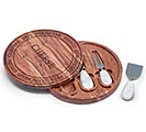 Related Product Image for ACACIA WOODEN CHEESE BOARD WITH UTENSILS 