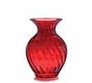 Related Product Image for SMALL RED INTRICATE BLOWN GLASS VASE 