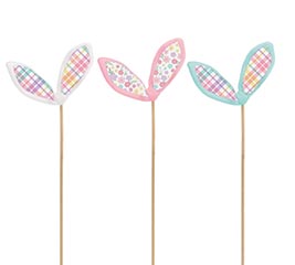 BUNNY EAR PICKS ASTD PLAID AND FLORAL