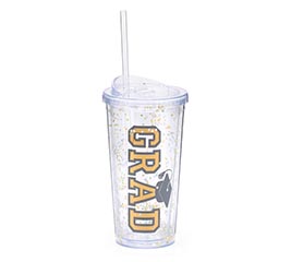 TRAVEL CUP GRAD SILVER AND GOLD STARS
