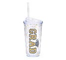 Related Product Image for TRAVEL CUP GRAD SILVER AND GOLD STARS 