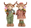 Related Product Image for DECOR PLUSH HIGHLAND COW COUPLE 
