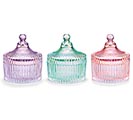 Related Product Image for IRIDESCENT CANDY DISH WITH LID 