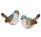 Related Product Image for TEAL/BLUE PORCELAIN BIRD FIGURINE 