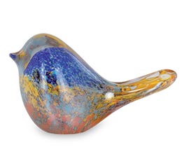 GLASS BIRD FIGURINE