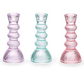 ASTD SPRING GLASS CANDLEHOLDERS