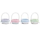 Related Product Image for WILLOW BASKET WITH GINGHAM LINERS 